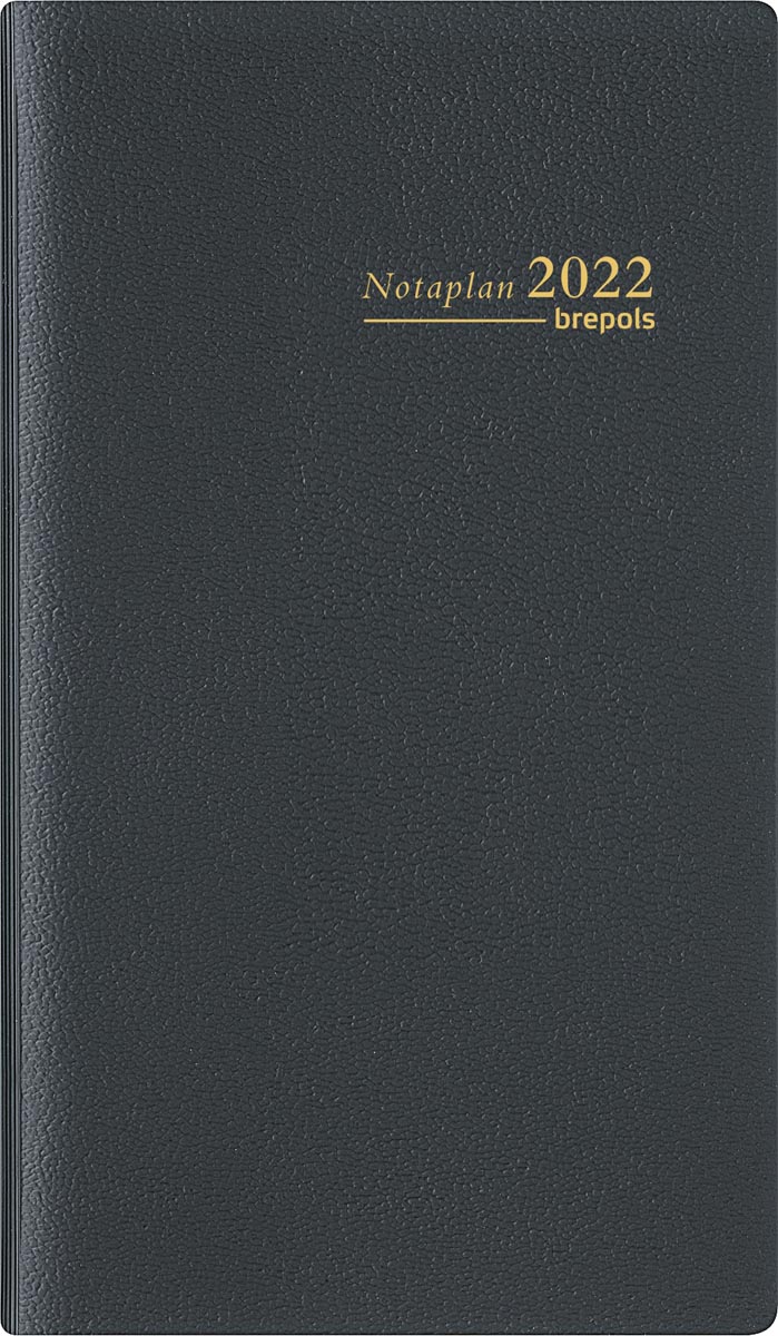 Brepols Notaplan Genova, zwart, 2022 Brepols Notaplan Genova, zwart, 2022