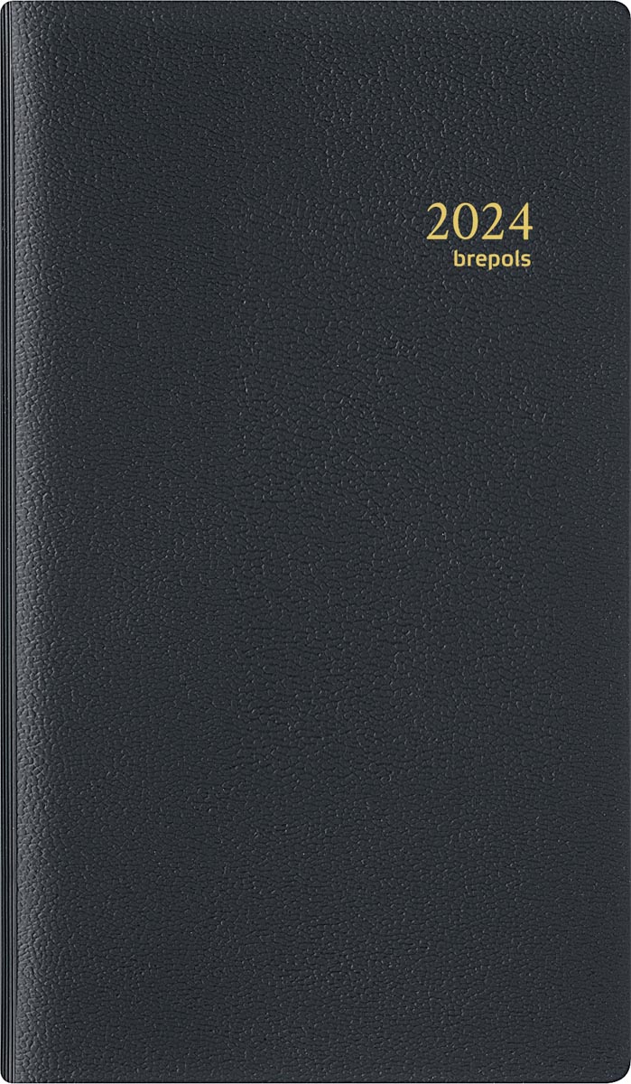 Brepols Notaplan Genova, zwart, 2024 Brepols Notaplan Genova, zwart, 2024