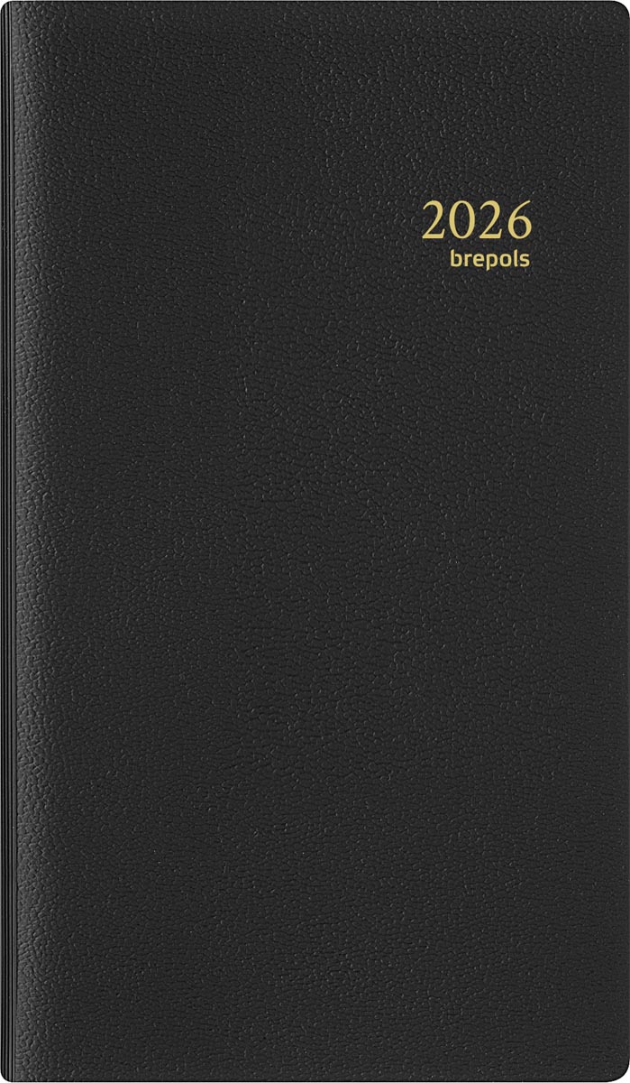 Brepols Notaplan Genova, zwart, 2026