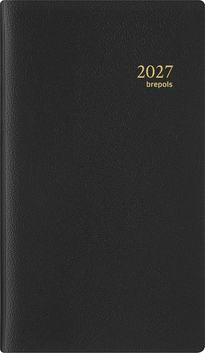 Brepols Notaplan Genova, zwart, 2027