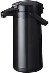 Bravilor Bonamat Airpot Furento, isoleerkan, 2,2 l, RVS, zwart metallic