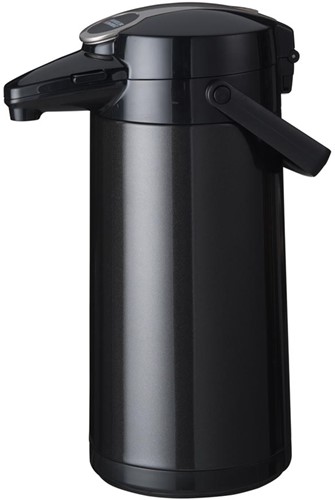 Bravilor Bonamat Airpot Furento, isoleerkan, 2,2 l, RVS, zwart metallic