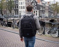 Donau Travel rugzak Amsterdam, 35 l, 17 inch, zwart-3