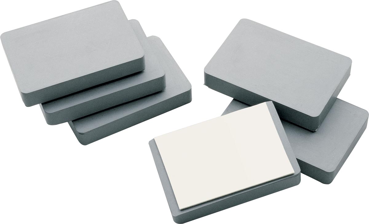 Legamaster blokmagneet, om borden op te hangen, zelfklevend, ft 5 x 7,5 x 1,2 cm afbeelding