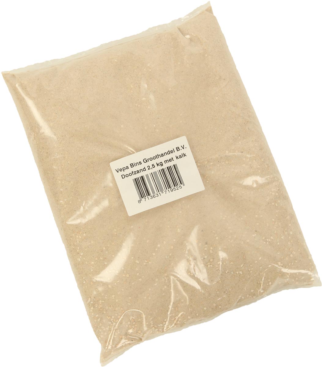 Doofzand voor asbakken, 2,5 kg afbeelding