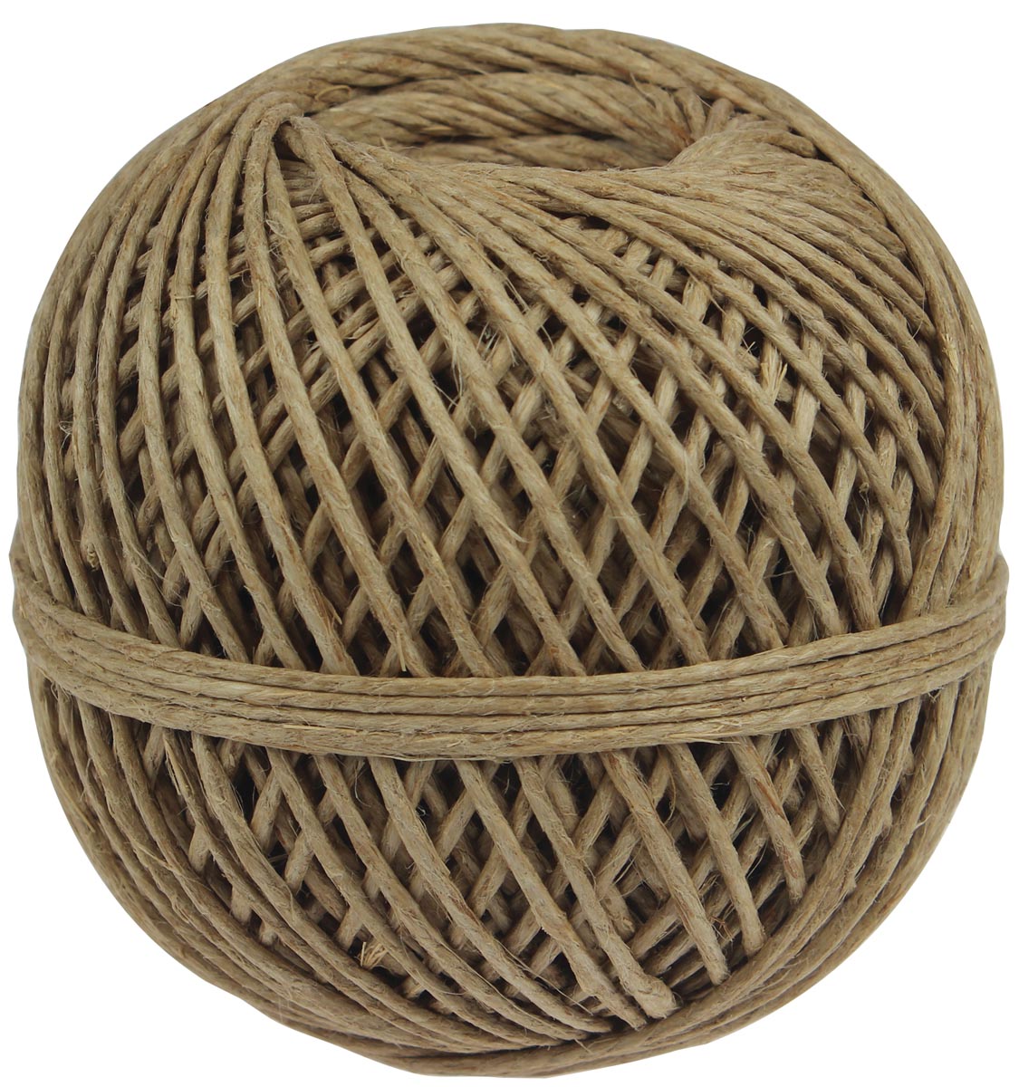 Vlaskoord touw uit 3 draden, bol van 140 g, +/- 65 m afbeelding