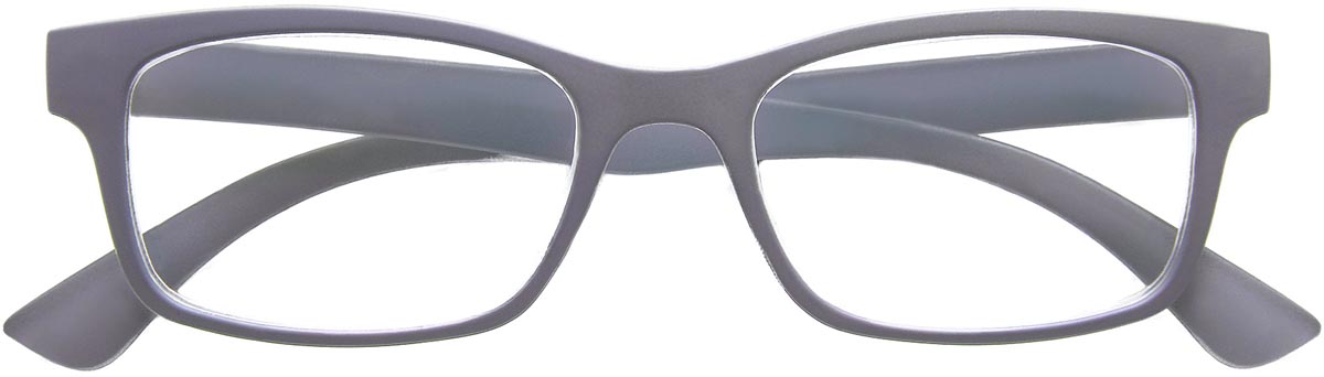SILAC Soft Grey leesbril, rubber touch polycarbonate, +2,00