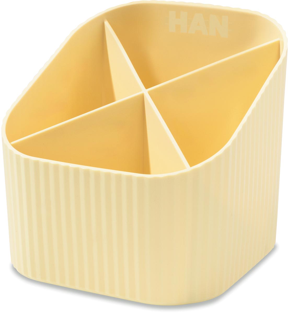 Han Re-Loop pennenbakje, PP, pastelgeel afbeelding