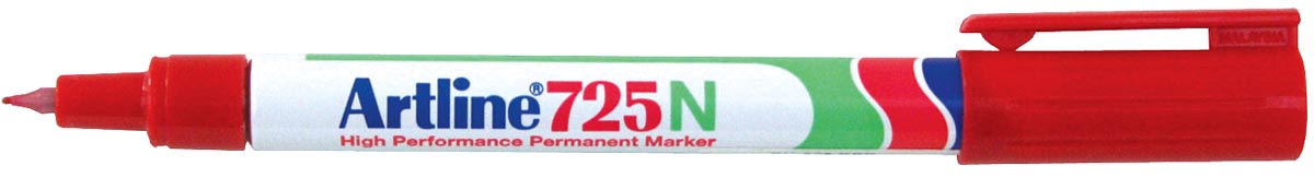 Permanent marker Artline 725 rood