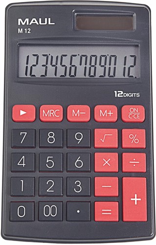 MAUL zakrekenmachine M12, zwart
