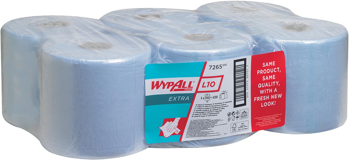 Wypall Poetsdoeken L10 700 Vellen Per Rol Pak Van 6 Rollen huismerk kopen in de aanbieding