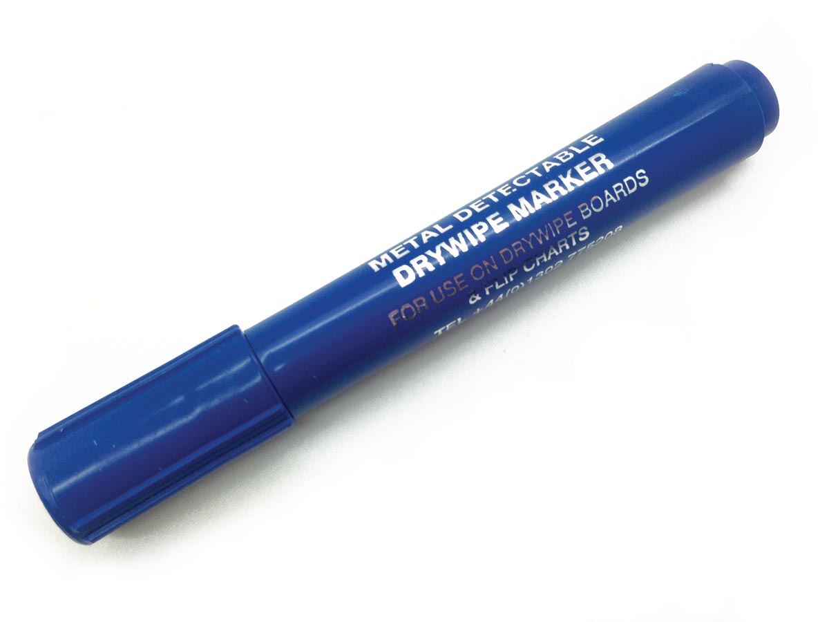 BST detecteerbare whiteboardmarker voedingsindustrie blauw doos van 10 stuks BST detecteerbare whiteboardmarker voedingsindustrie blauw doos van 10 stuks