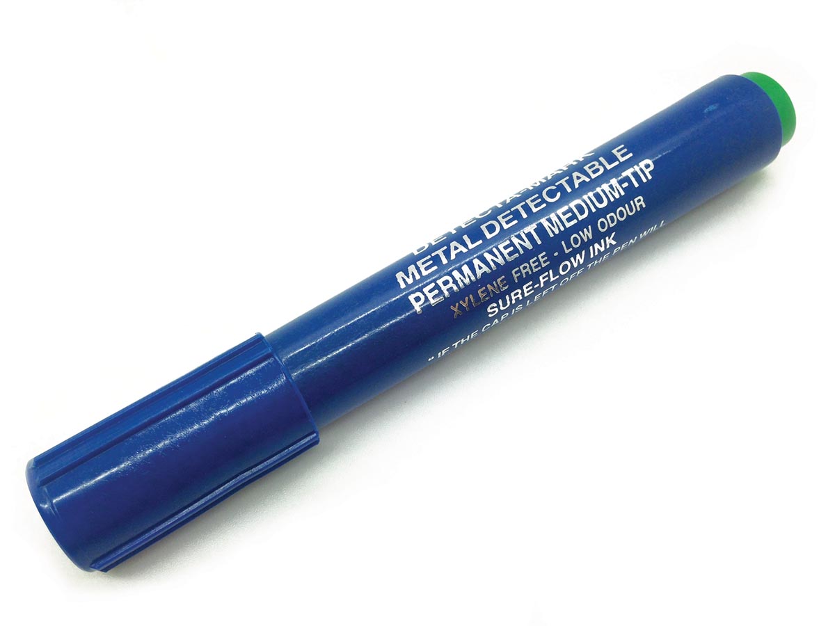 BST detecteerbare permanente marker voedingsindustrie groen doos van 10 stuks BST detecteerbare permanente marker voedingsindustrie groen doos van 10 stuks