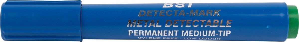 BST detecteerbare permanente marker voedingsindustrie groen doos van 10 stuks