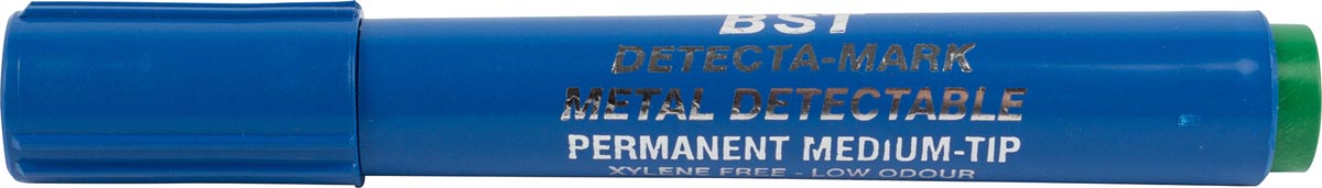 BST detecteerbare permanente marker voedingsindustrie groen doos van 10 stuks afbeelding