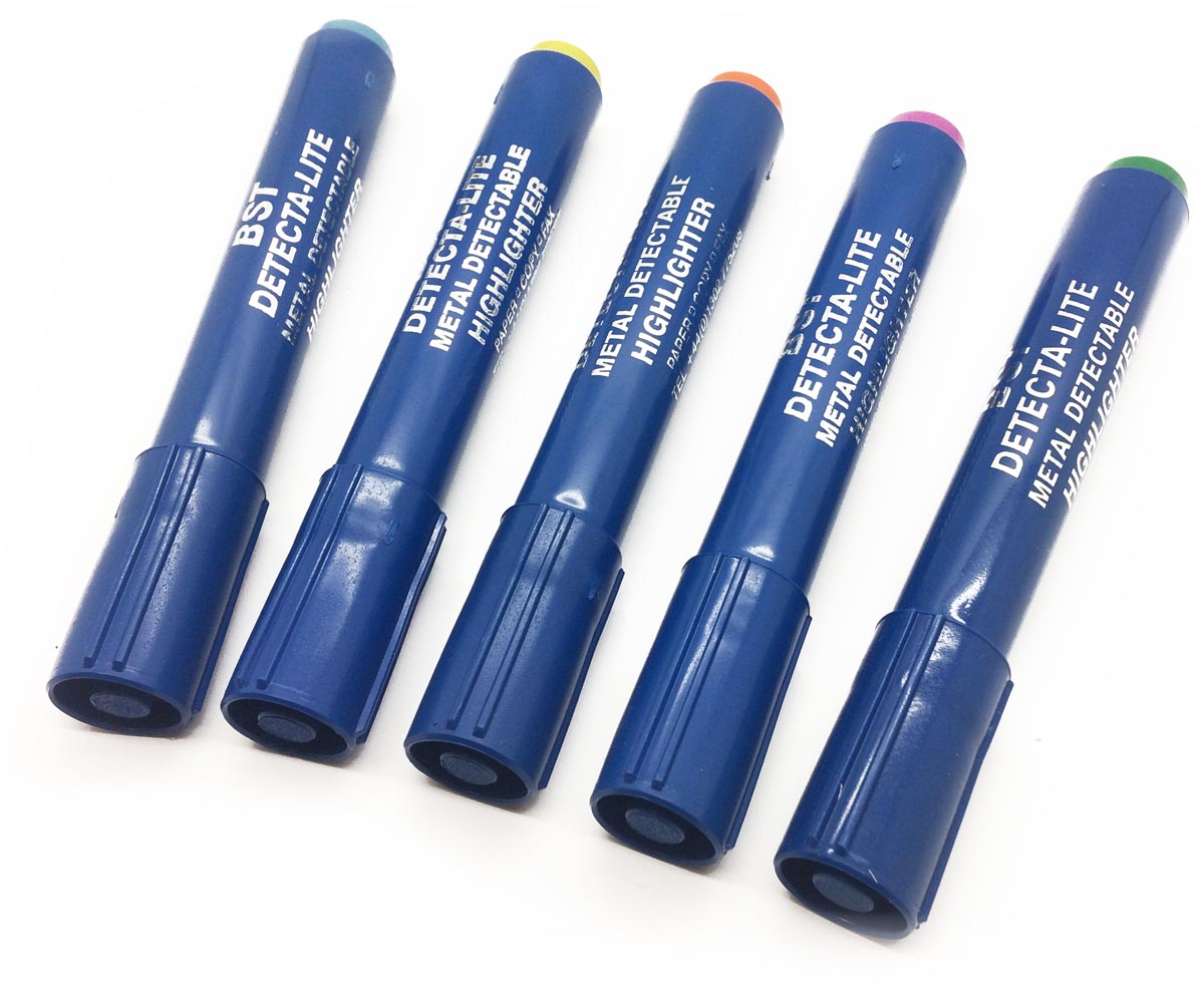 BST detecteerbare markeerstift voedingsindustrie geel doos van 10 stuks BST detecteerbare markeerstift voedingsindustrie geel doos van 10 stuks