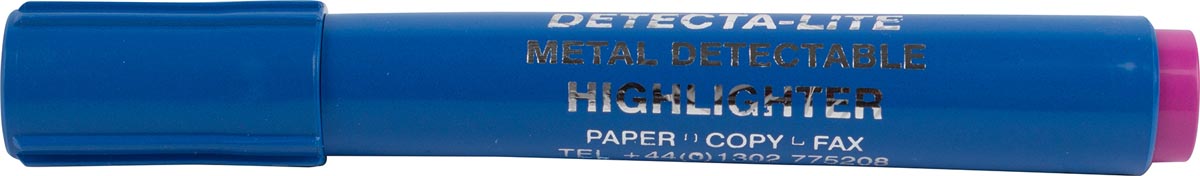 BST detecteerbare markeerstift voedingsindustrie roze doos van 10 stuks afbeelding
