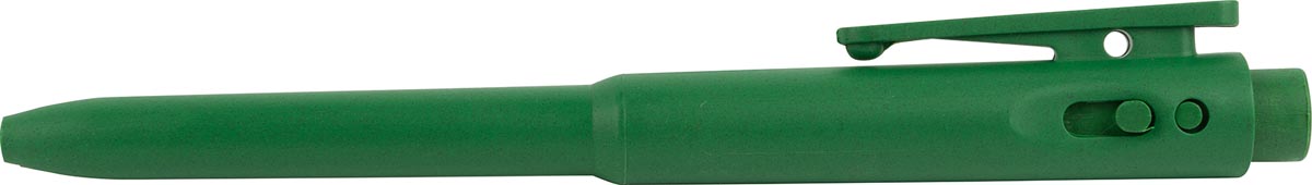 BST detecteerbare balpen J800 voedingsindustrie groen doos van 25 stuks afbeelding