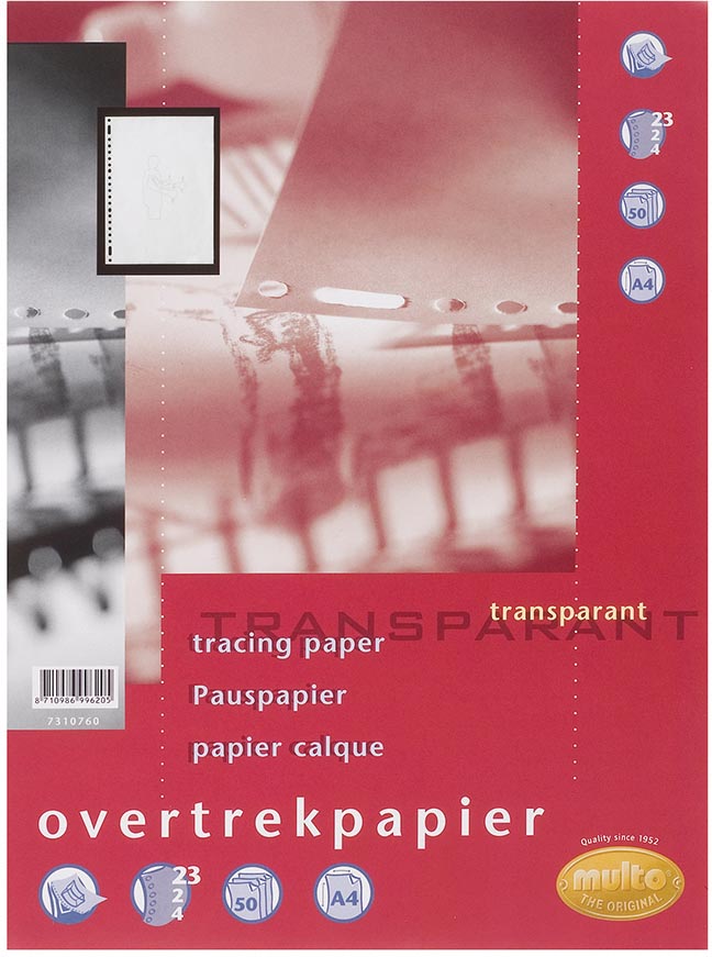 Multo kalkpapier afbeelding