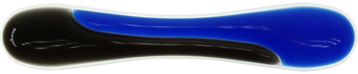 Kensington Duo Gel polssteun voor toetsenborden, blauw/zwart