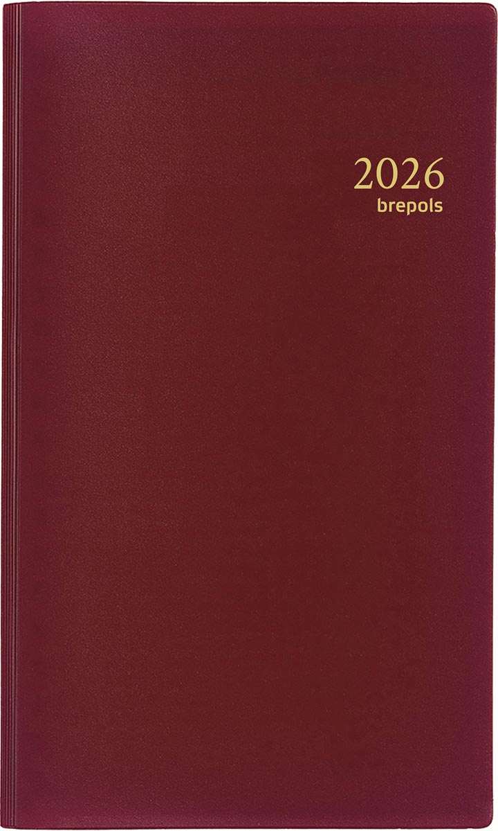 Brepols Interplan Seta Nederlandstalig, bordeaux, 2026