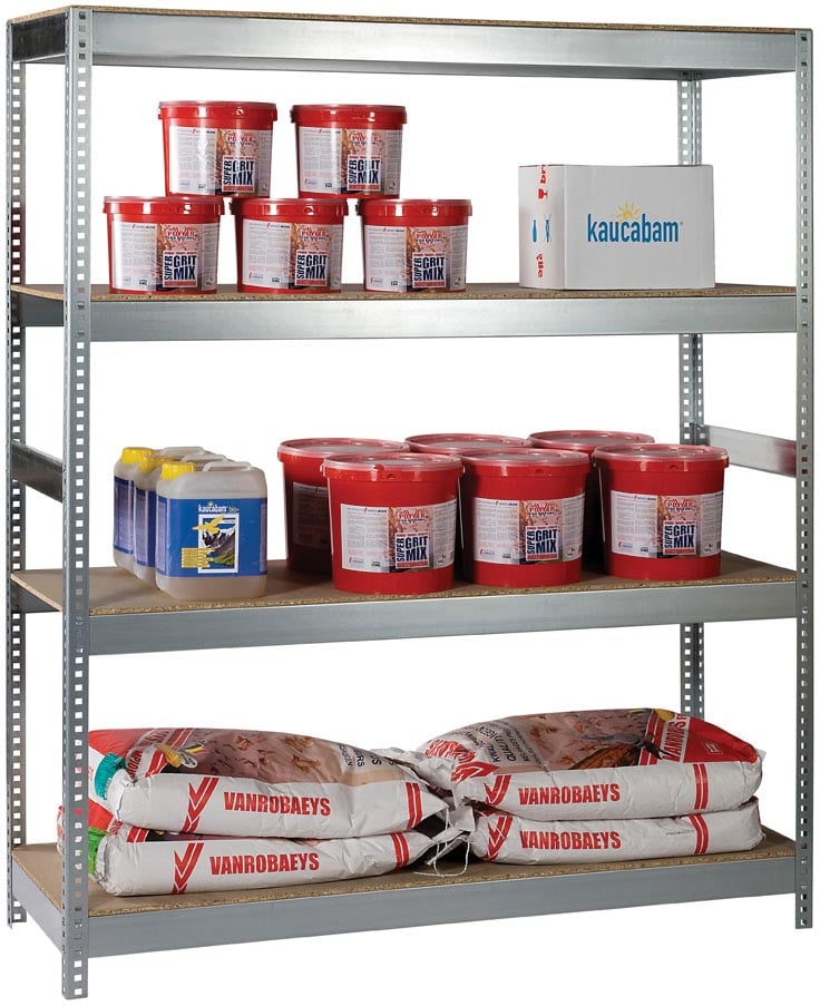 Avasco Rek Raxa Power 350 Ft 180 X 150 X 50 4 Legborden Gegalvaniseerd huismerk kopen in de aanbieding