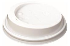 Bekerdeksel D70,3 mm, wit, pak van 10x100 stuks Bekerdeksel D70,3 mm, wit, pak van 10x100 stuks