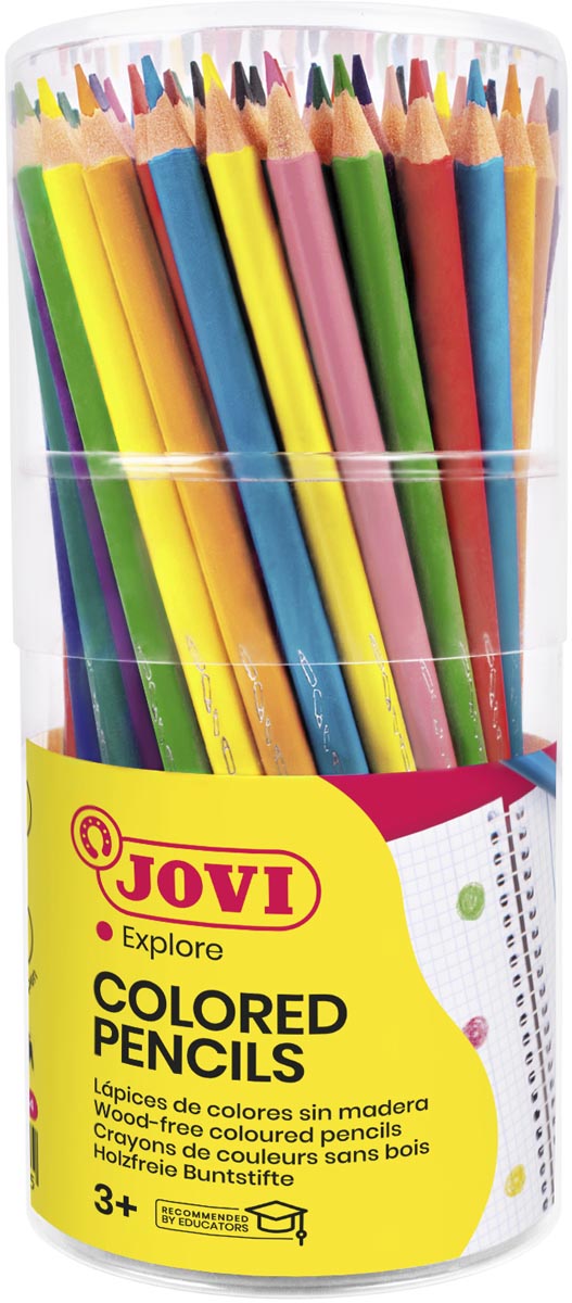Jovi Kleurpotlood Woodless, doos van 48 stuks afbeelding