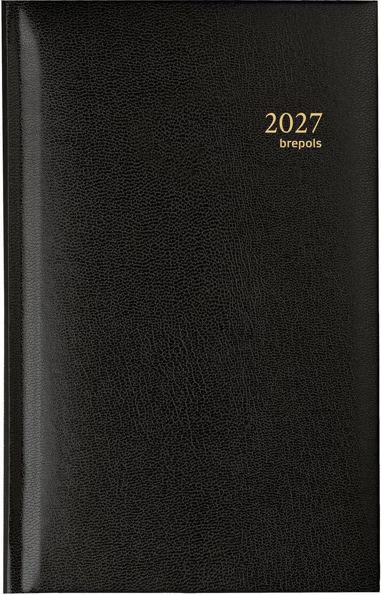 Brepols Interplan Lima 6-talig, zwart, 2027
