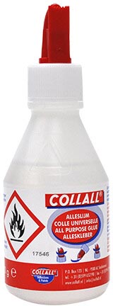 Collall alleslijm, flacon van 100 ml, transparant
