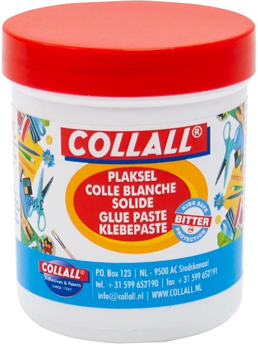 Collall plaksel, pot van 150 g, wit