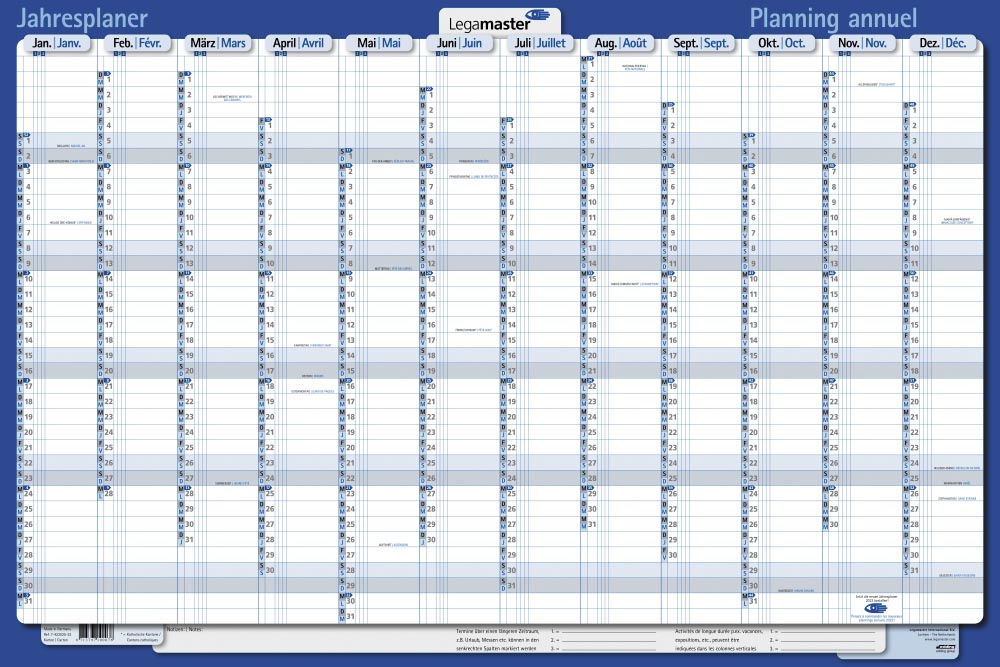 LEGAMASTER JAARPLANNER 2023 60X90 LEGAMASTER JAARPLANNER 2023 60X90