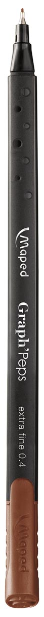 Maped Graphpeps Fineliner Woody Brown huismerk kopen in de aanbieding