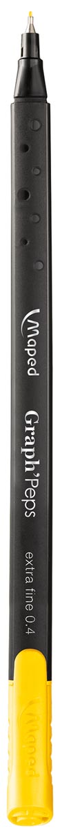 Maped Graphpeps Fineliner Sunny Yellow huismerk kopen in de aanbieding