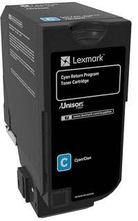 Lexmark Return Program toner CS72x 3.000 pagina&apos;s OEM 74C20C0 cyaan