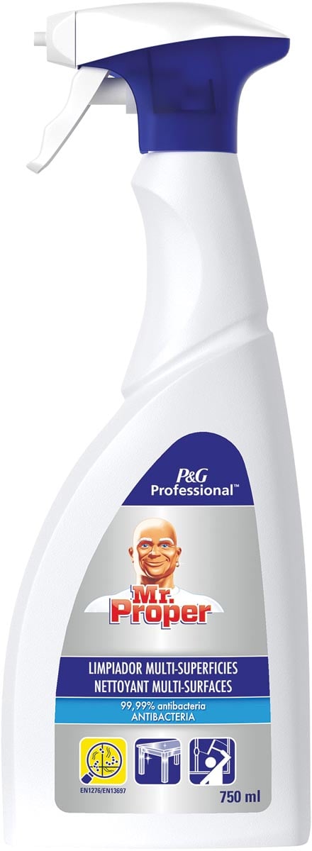 Mr. Proper allesreiniger 3-in-1, antibacteriëel, flacon van 750 ml