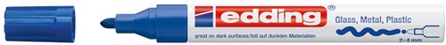 Edding glanslakmarker e-750 CR blauw