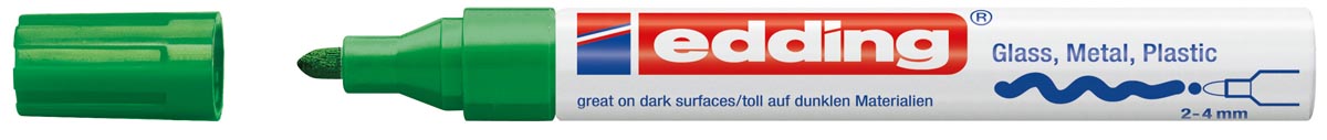 Edding glanslakmarker e-750 CR groen afbeelding