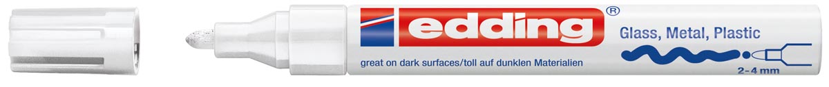 Edding glanslakmarker e-750 CR wit Edding glanslakmarker e-750 CR wit