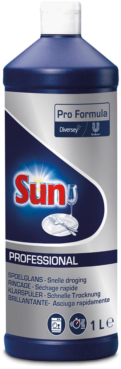 Sun Pro Formula spoelglans voor vaatwasser, flacon van 1 liter afbeelding