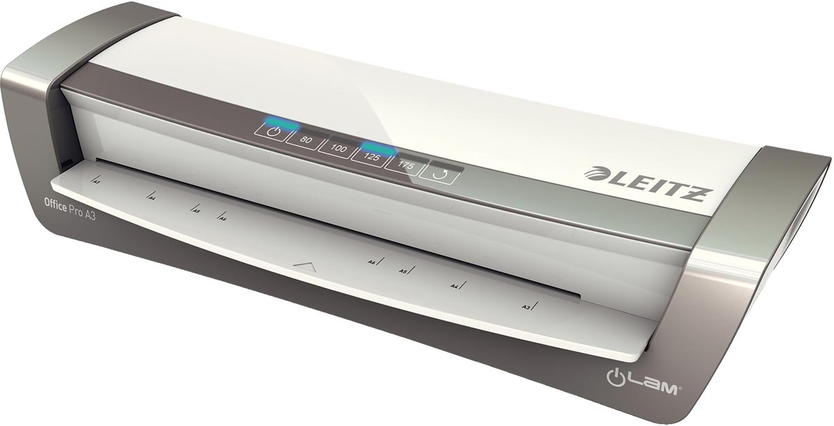 Leitz ILAM Office Pro lamineermachine, voor ft A3, grijs afbeelding