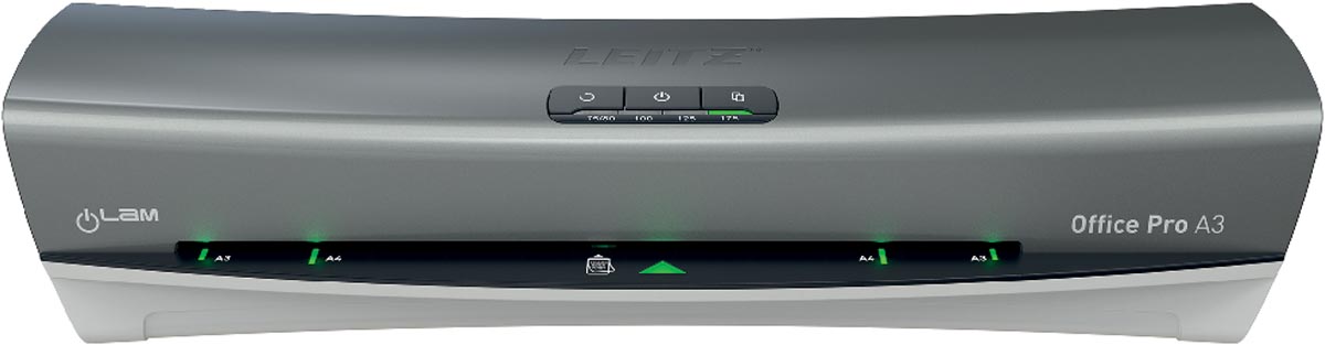 Leitz ILAM Office Pro lamineermachine, voor ft A3, grijs