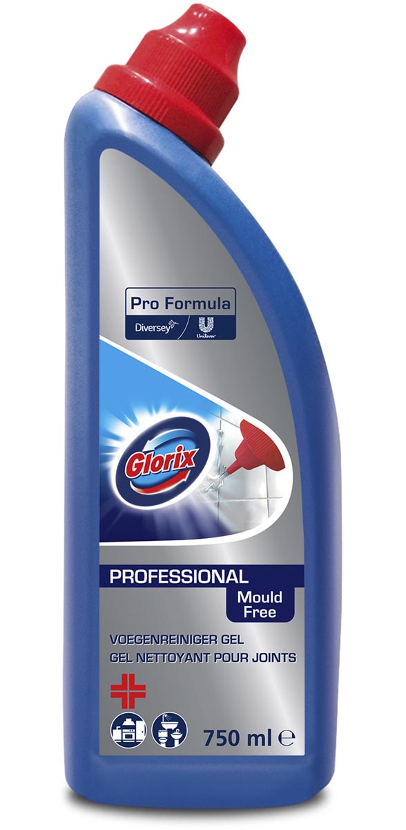Glorix Pro Formula voegenreiniger gel, fles van 750 ml afbeelding