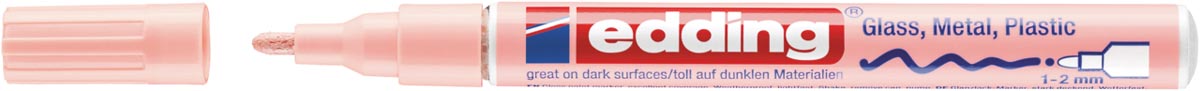Edding lakmarker 751, pastelroze