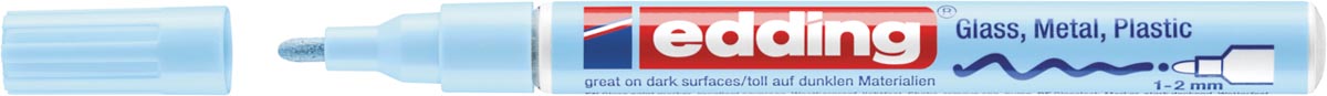 Edding lakmarker 751, pastelblauw