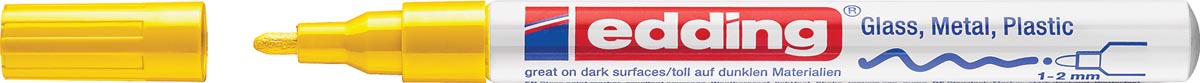 Edding glanslakmarker e-751 CR geel