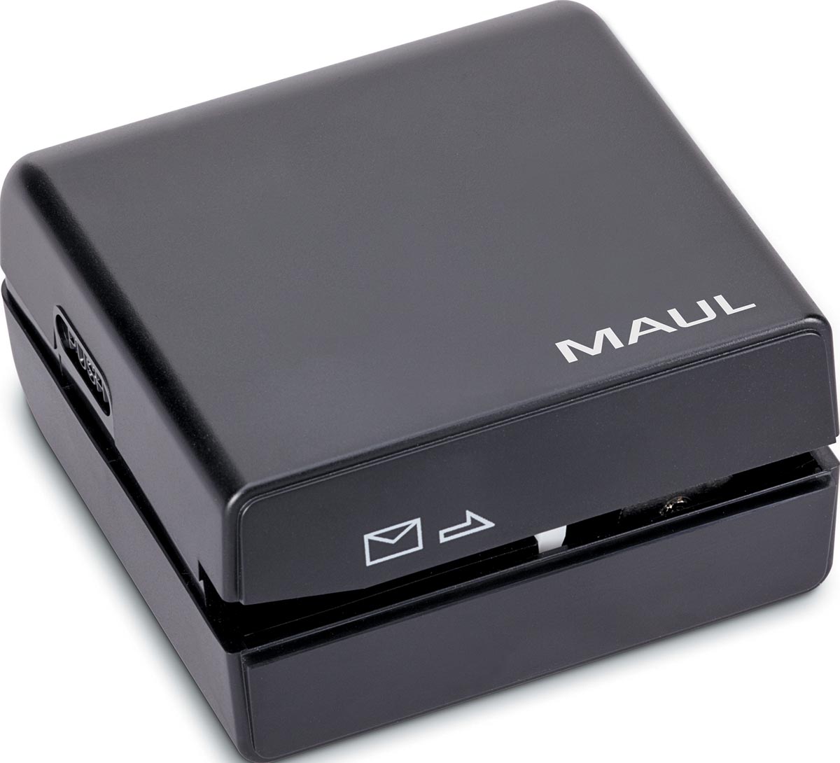 MAUL briefopener electrisch incl. batterijen, 7.4x7.4x7.4cm, zwart afbeelding