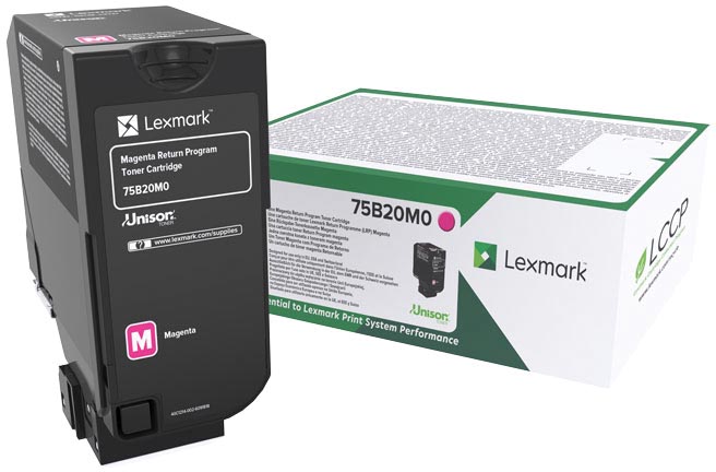 Lexmark toner magenta, 10.000 pagina's - OEM 75B20M0