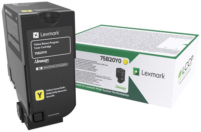 Lexmark toner geel, 10.000 pagina's - OEM 75B20Y0