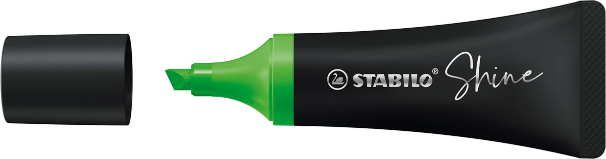 Stabilo Boss Shine markeerstift, groen Stabilo Boss Shine markeerstift, groen